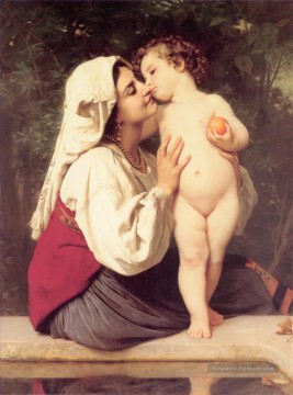  baiser Tableaux - Le Baiser 1863 réalisme William Adolphe Bouguereau
